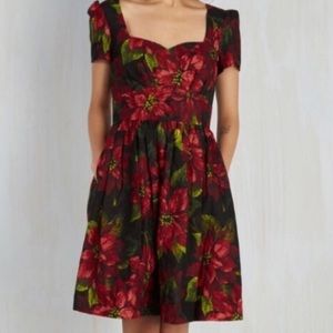 ModCloth Poinsettia dress